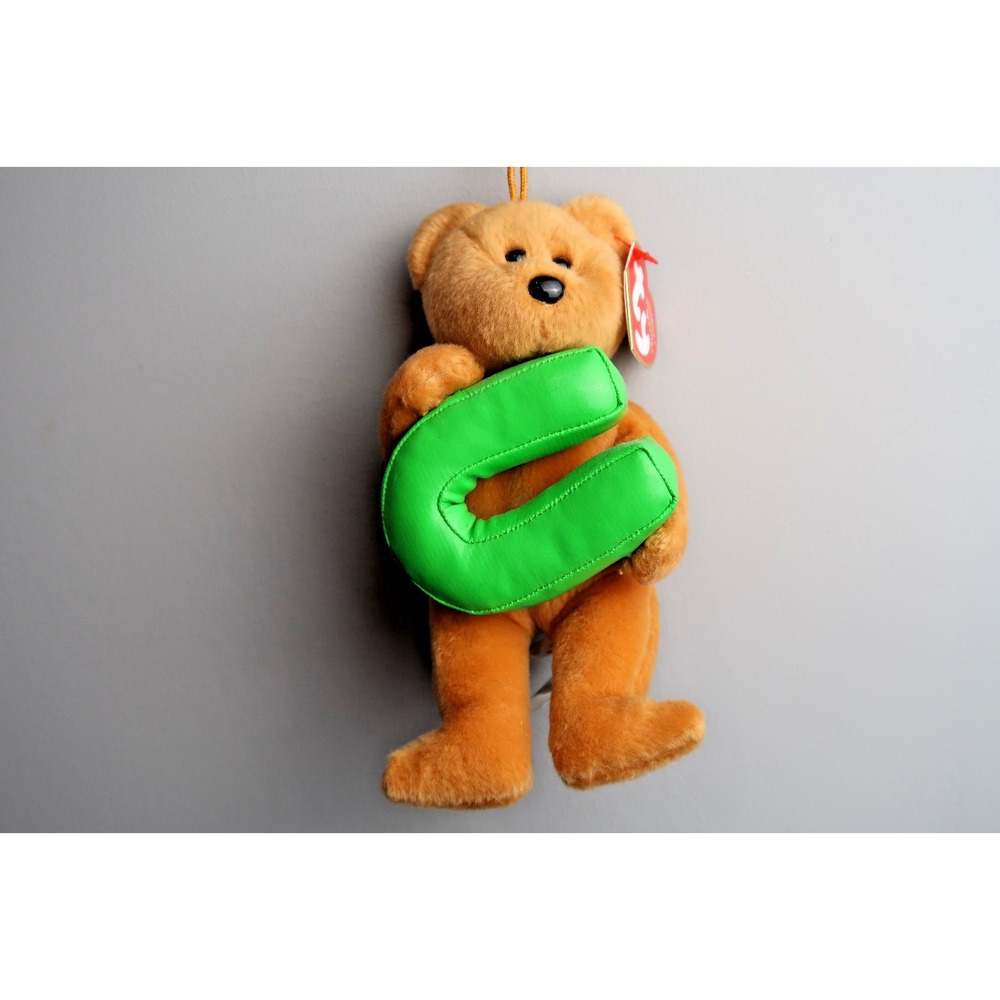 TY‎ Alphabet Beanie Baby - Letter U | MWMT | Vintage | Rare